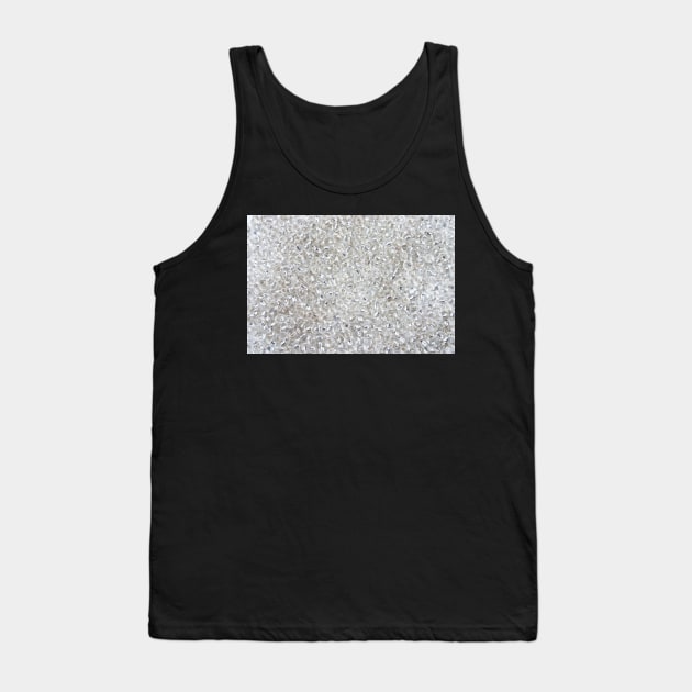 Silver Rocaille Seed Beads Tank Top by InspiraImage